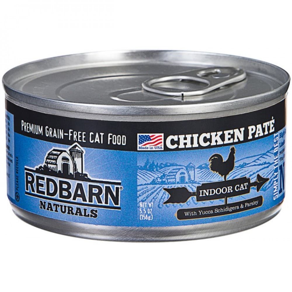 Red Barn Natural Grain-Free Chicken Indoor Recipe Cat Pate 5.5oz