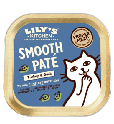 Lily's Kitchen Turkey & Duck Paté Wet Cat Food (85g)