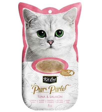 Kit Cat - Purr Puree Tuna & Salmon (4x15g)