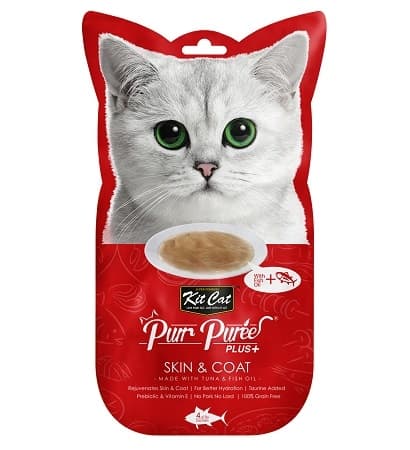 Kit Cat - Pur Puree Plus Skin & Coat - Tuna (60g)