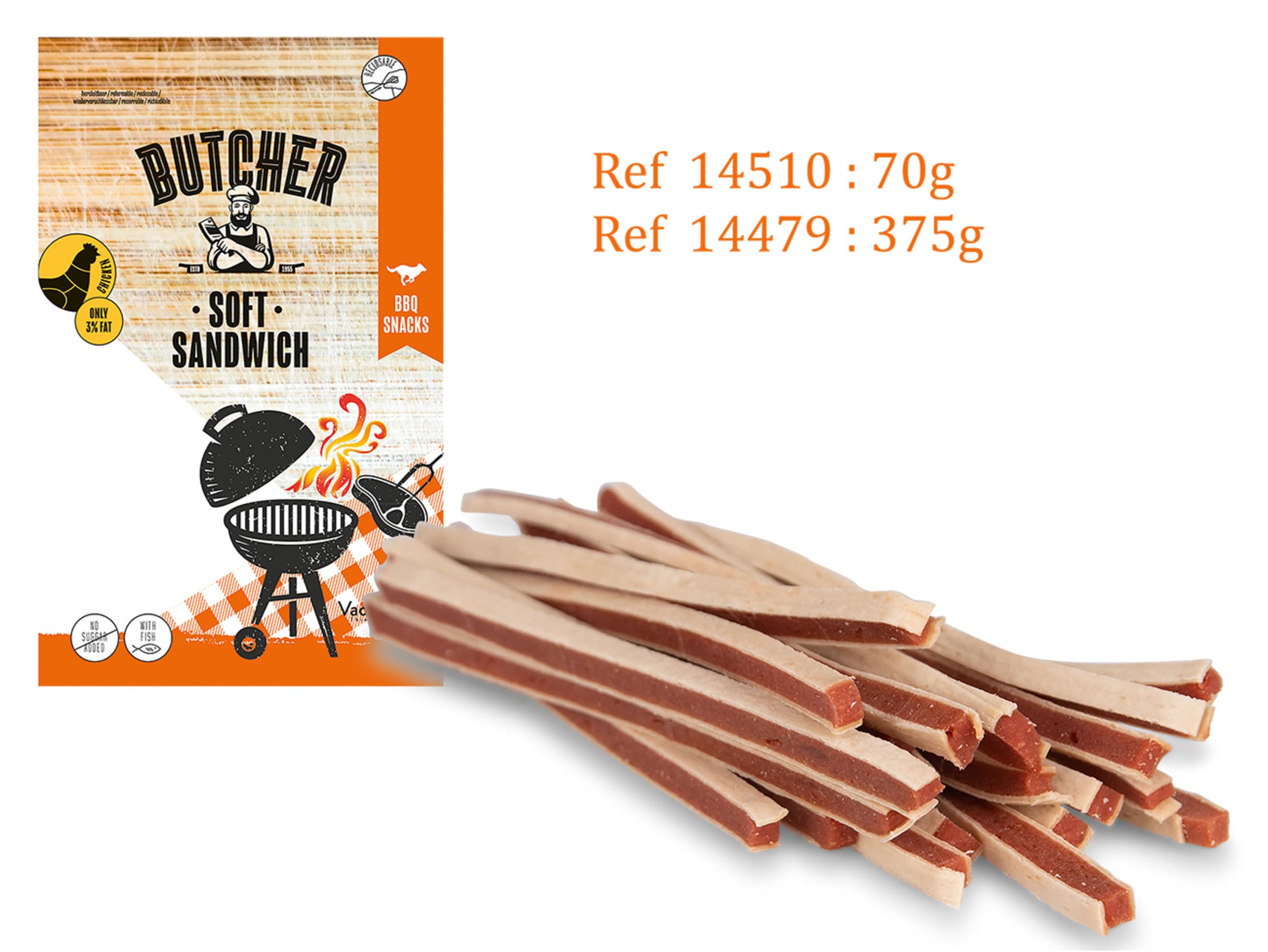 Vadigran Butcher Chicken Soft Sandwich 70g