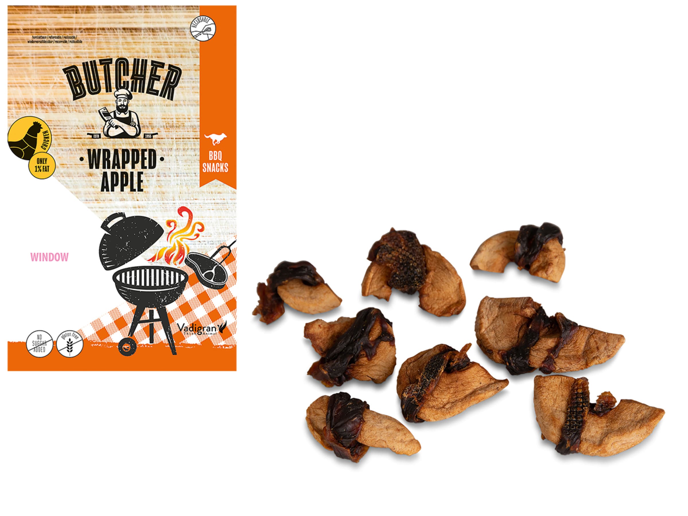 Vadigran Butcher Chicken Wrapped Apple 70g
