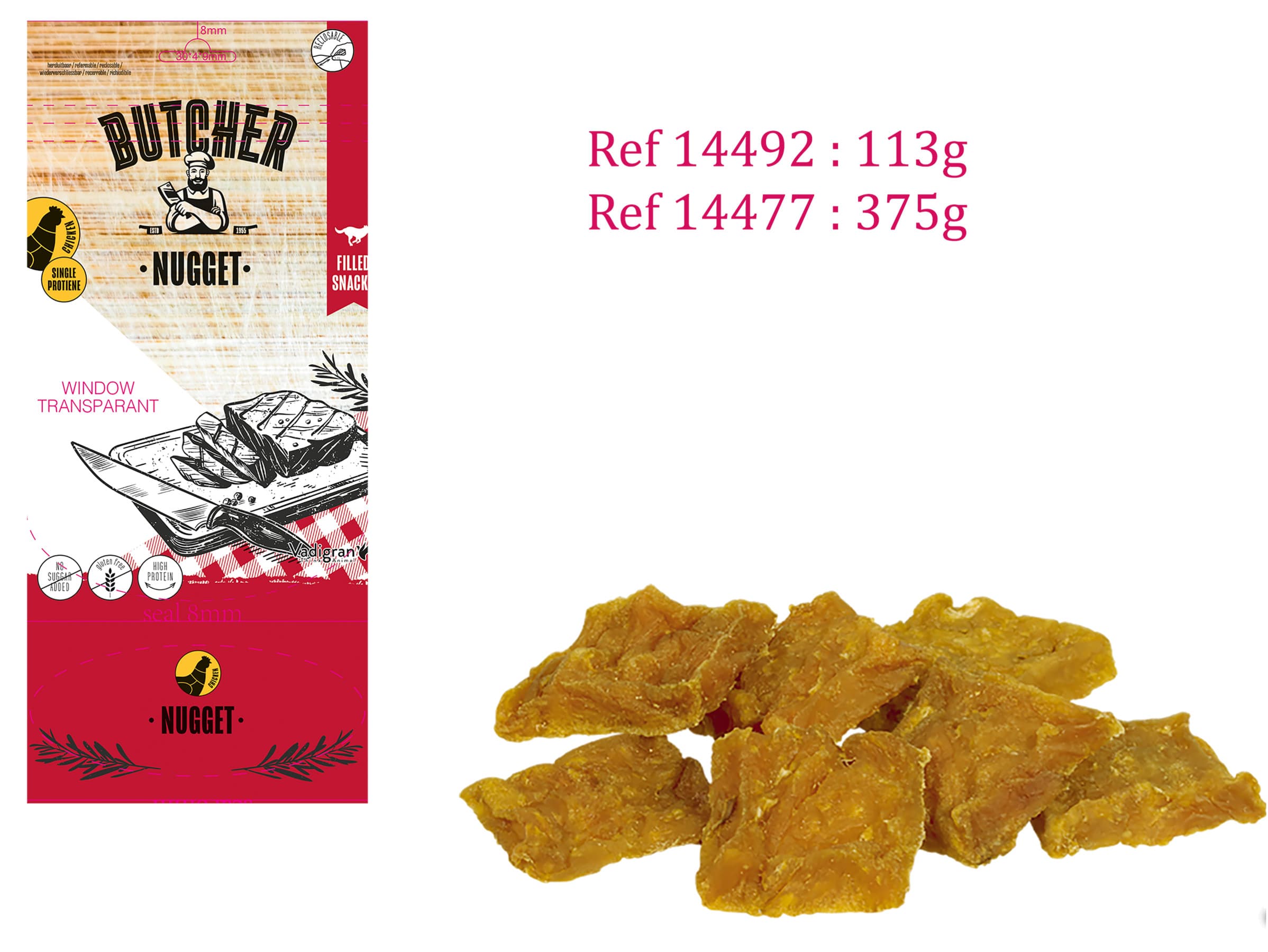 Vadigran Butcher Chicken Nuggets 113g