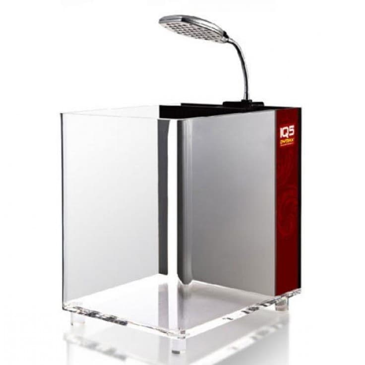 Iq5 Mini Acrylic Aquarium - Red