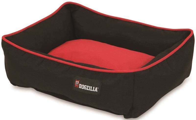 Pet Mate Dogzilla 22 X 18 Rectangular Lounger Red/Black