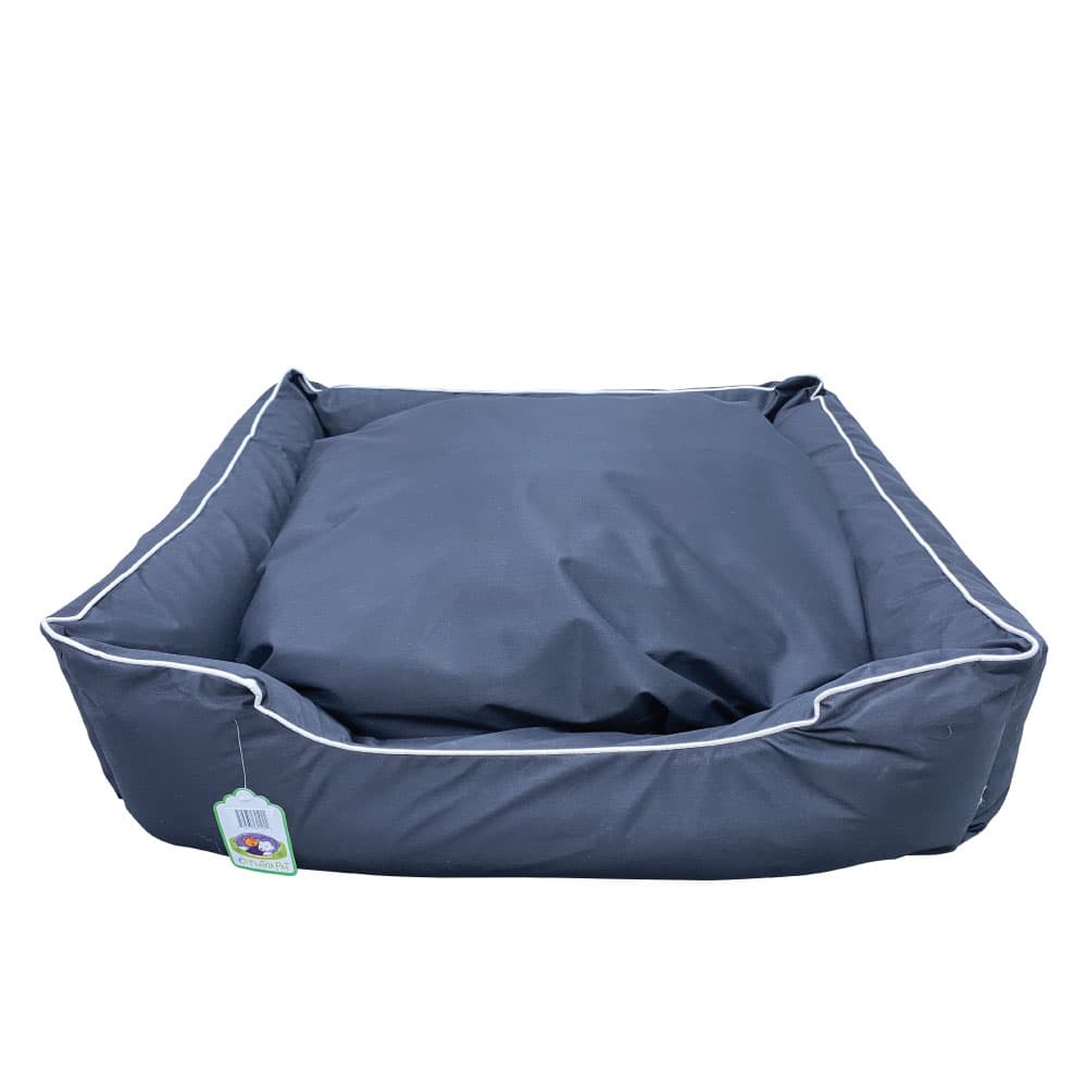 Nutrapet L-84Cm W-74Cm H-26Cm W/R Lounger Bed Black M