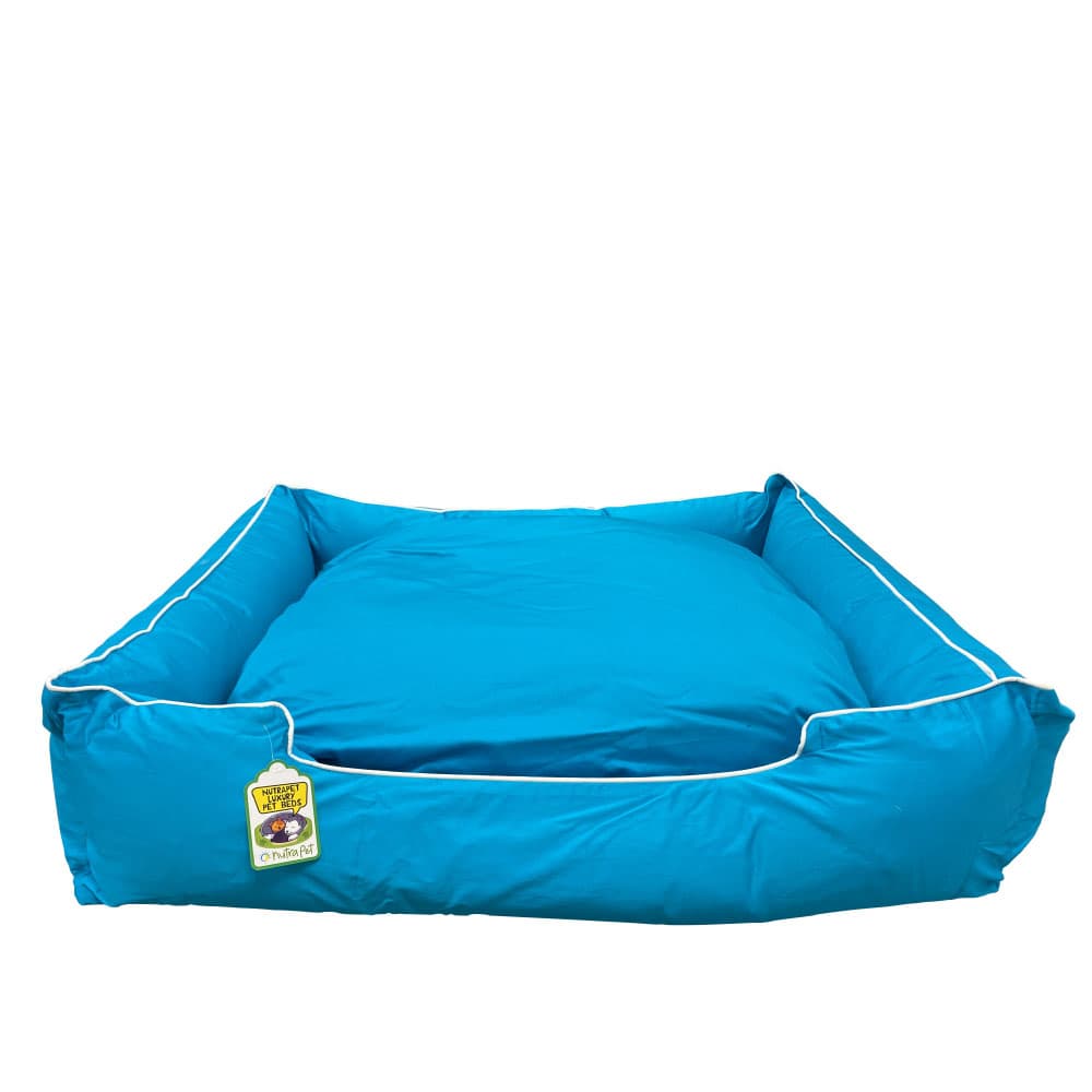 Nutrapet L-84Cm W-74Cm H-26Cm Fragrances Lounger Bed T. Blue M