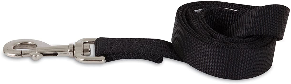 Petmate Aspen Pet Nylon Dog Lead 3/8" X 5' Black