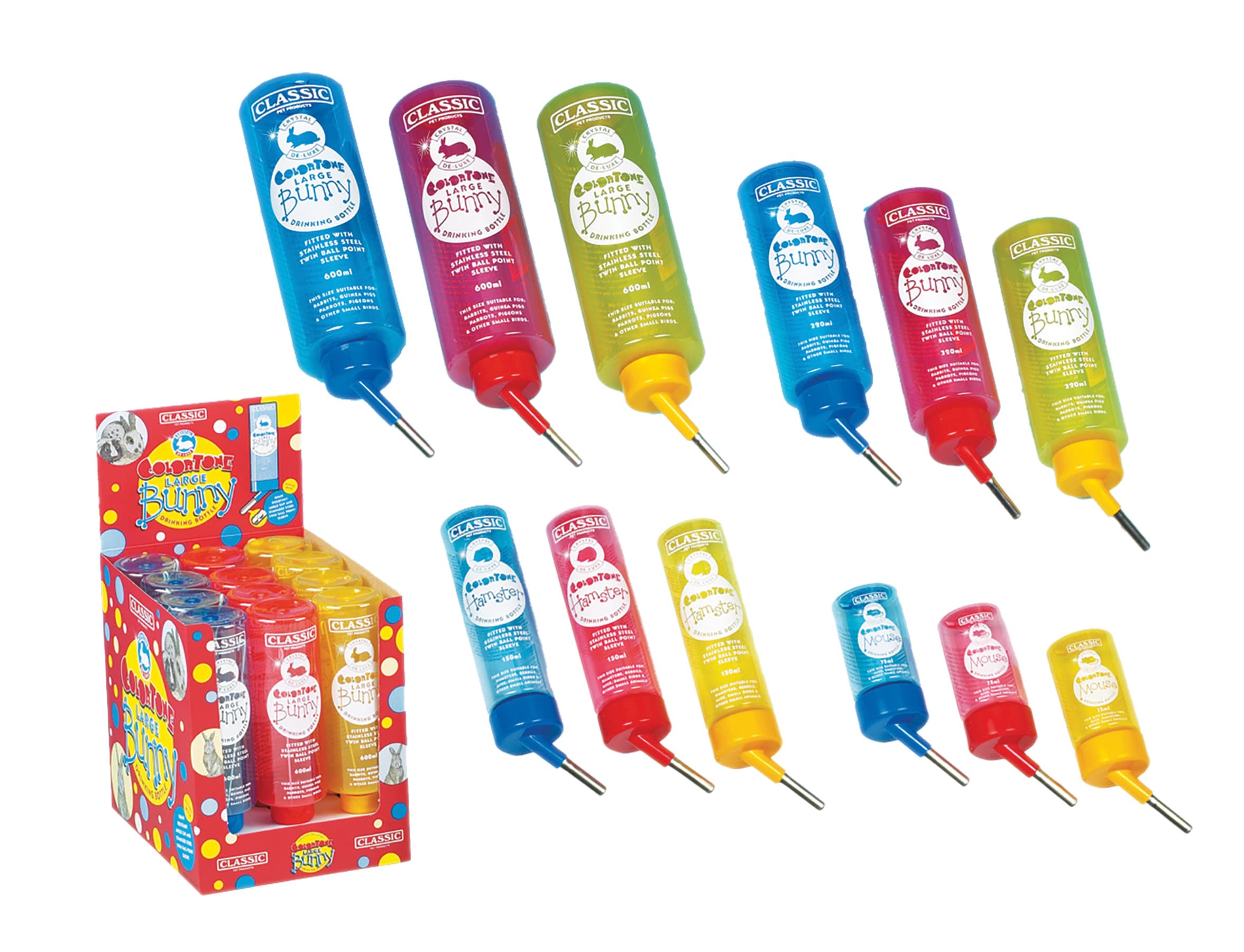 VADIGRAN CLASSIC Drinking bottle MultiColor rabbit 320 ml - 1pc