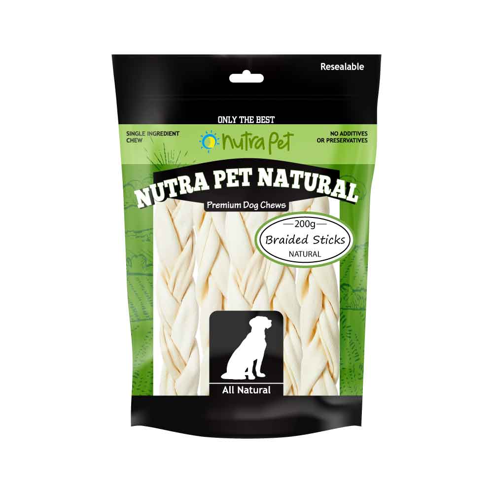 Nutrapet Braided Sticks 200G