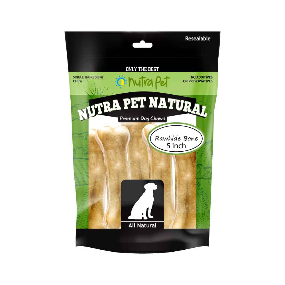 Nutrapet Rawhide Bone 5 INCH