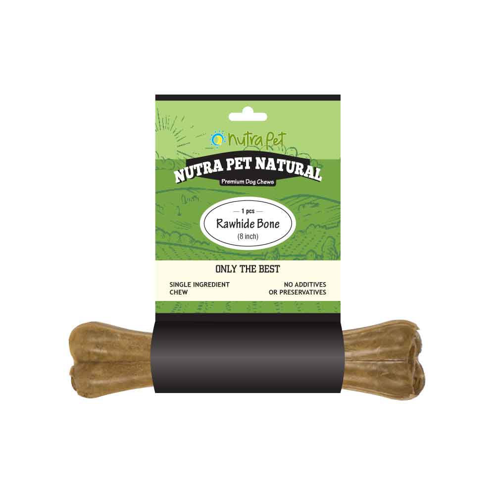 Nutrapet Rawhide Bone 8 INCH
