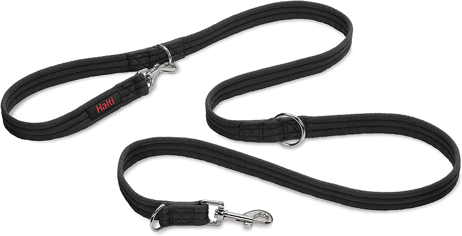 COA HALTI Double Ended Lead Black Small