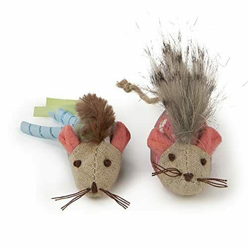 Petlinks® HappyNip™ Mohawk Mice™ Plush Catnip Cat Toys Set of 2