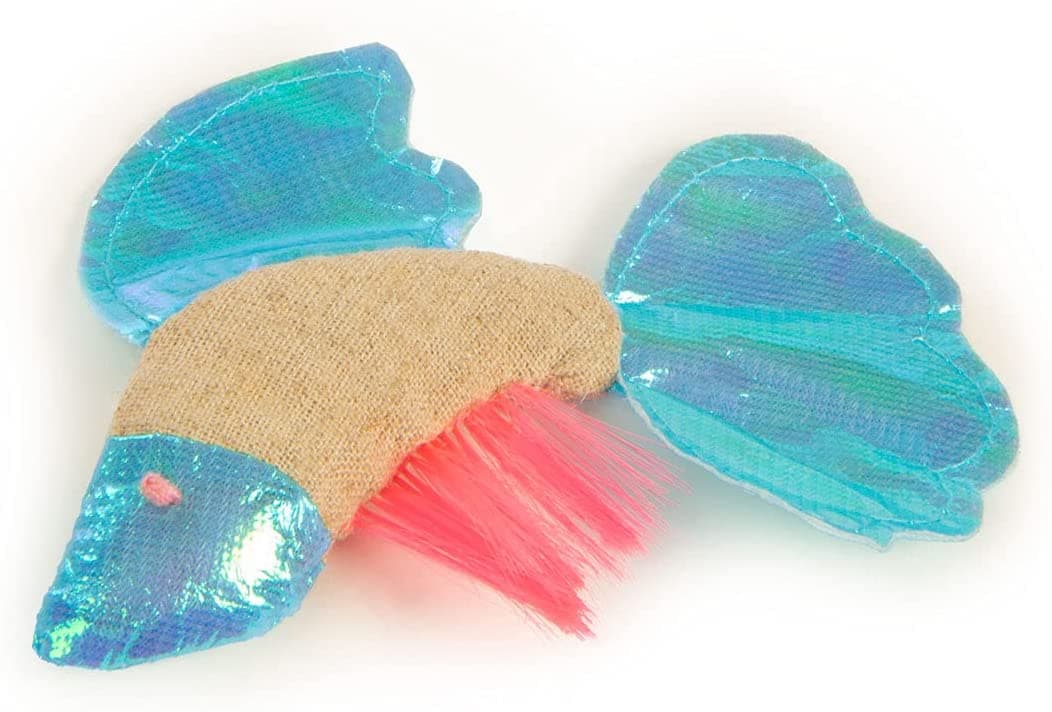 Petlinks® Batty Beta™ Fish with Frills Catnip Cat Toy