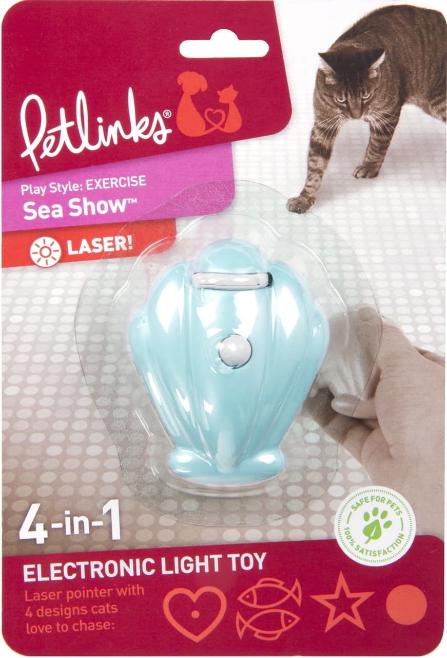 Petlinks® Sea Show™ Electronic Light Cat Toy