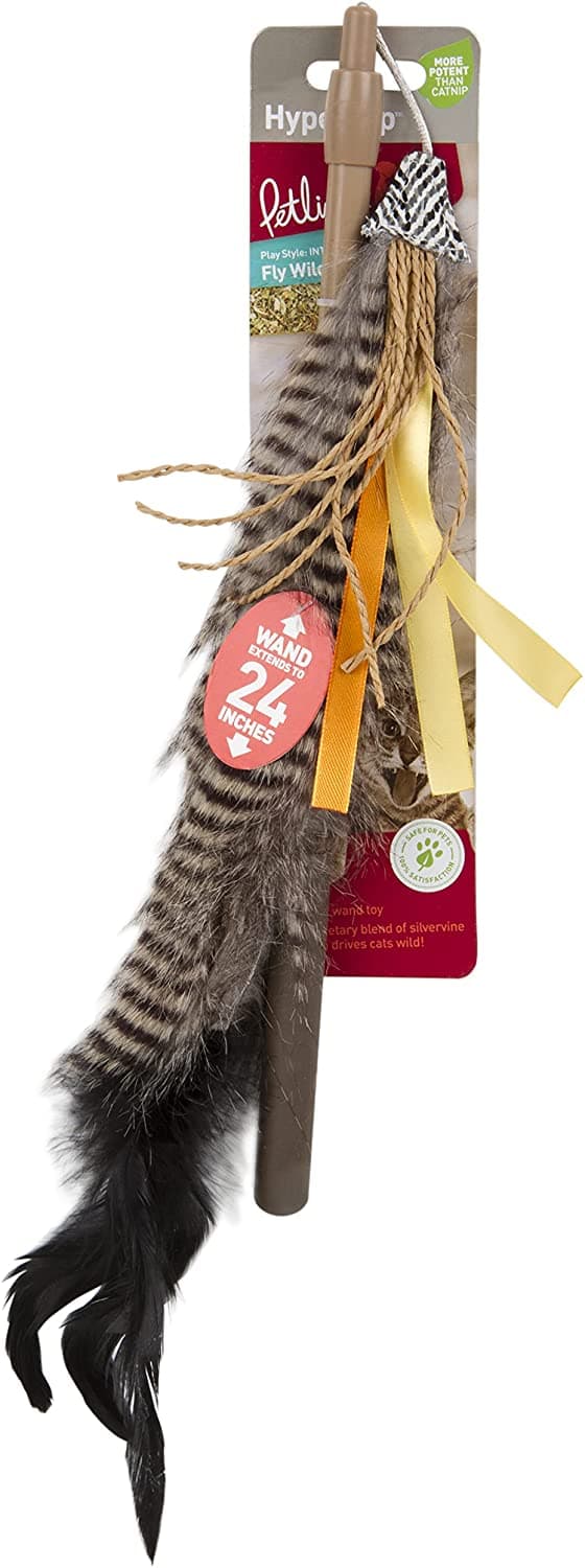 Petlinks® Safari HappyNip™ Fly Wild™ Wand Cat Toy